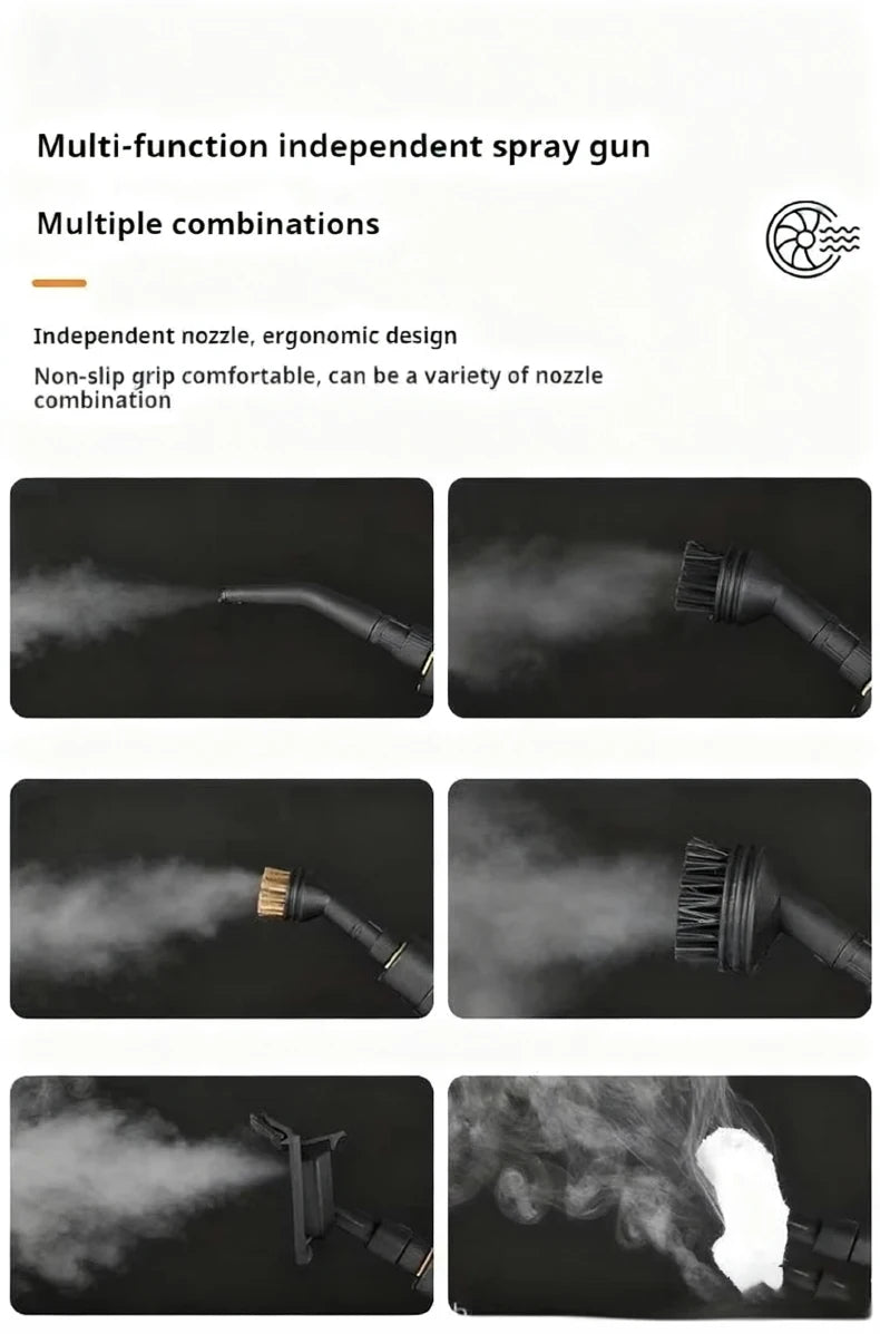 Steam Cleaner High Temperature Sterilization Air Conditioning Kitchen Hood Home /Car Steaming Cleaner 220V EU Plug Beauty World Shop