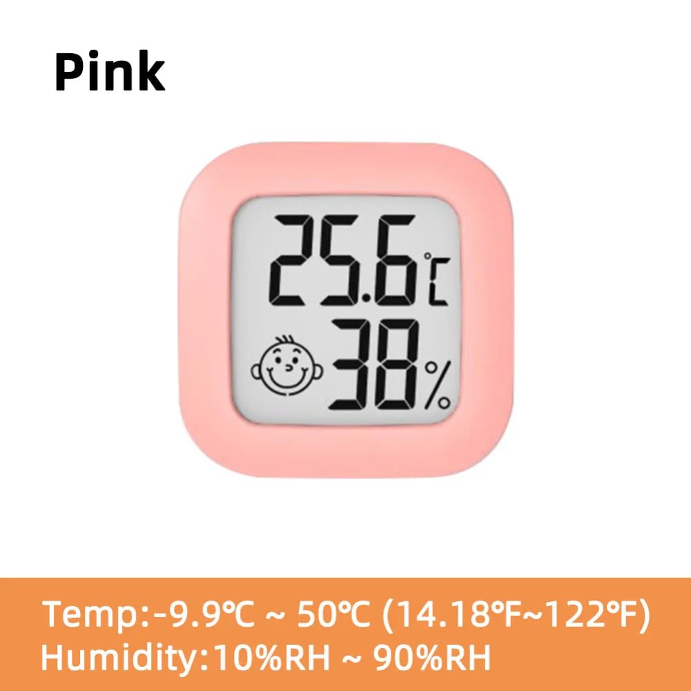 LCD Digital Thermometer Hygrometer Indoor Room Electronic Temperature Humidity Meter Sensor Gauge Weather Station For Home Beauty World Shop
