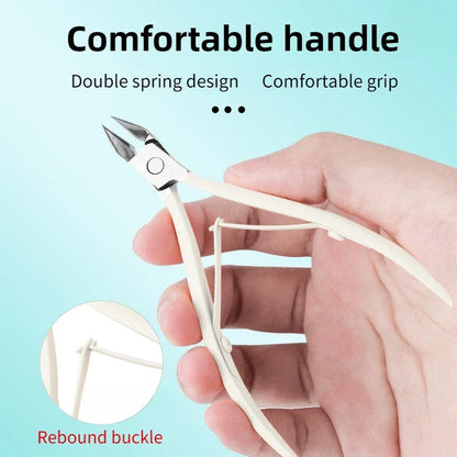‌Cuticle Scissors Stainless Steel Sharp Blade Durable Rust Free Nail Care Tool‌ Beauty Fashion