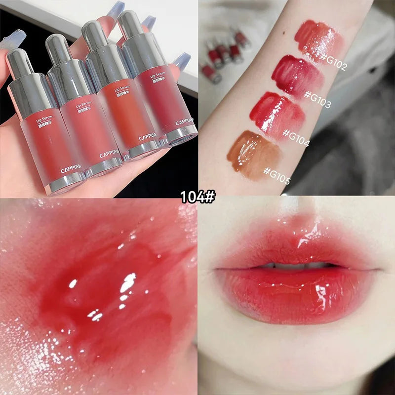 Cappuvini Baby Bottle Lip Gloss — Hydrating Mirror Finish, Glass-Effect Lip Gloss for Jelly-Like Lips, Beauty Trend Shop