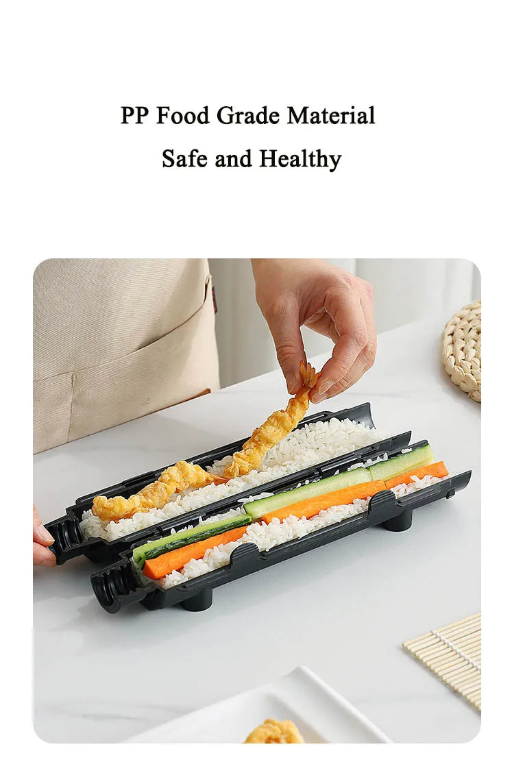 Sushi Tools Quick Make Japanese Roller Rice Vegetable Meat Roll Sushi DIY Sushi Making Machine Kitchen Supplies Beauty World Shop
