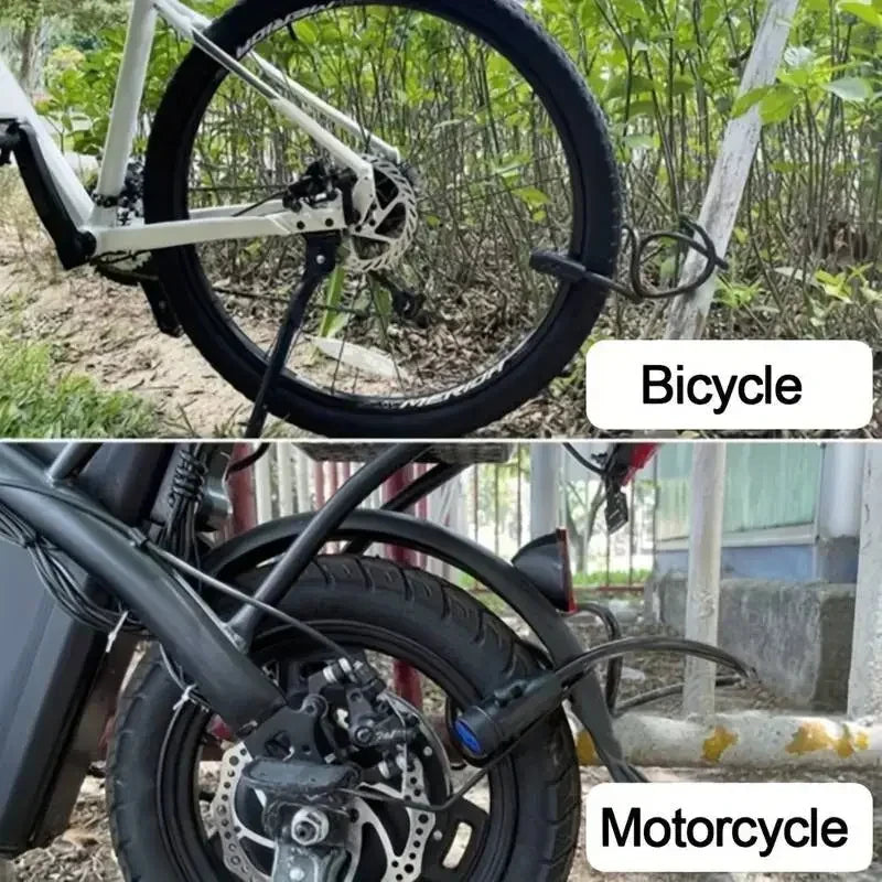 Heavy Duty Motorcycle Chain Lock Metal Anti Theft Bike Lock with 2 Keys for Maximum Security and Reinforcement of Bicycle Beauty World Shop