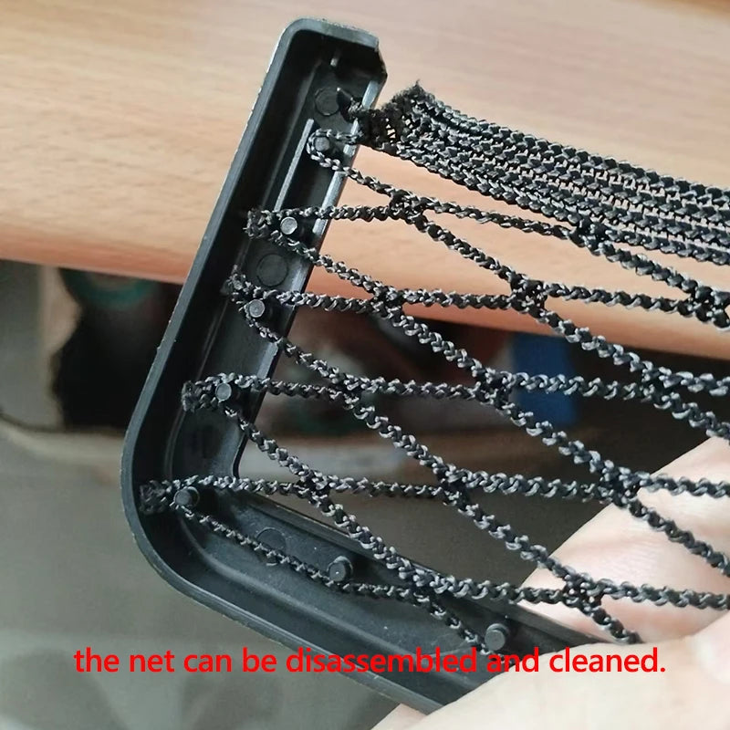 Car Storage Bag Nets Adhesive Auto Seat Organizer Door Side Net Pocket Multifunction 15-20cm Resilient Car Styling Storage Nets Beauty World Shop
