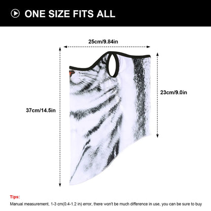 3D Animals Magic Scarf Bandana Breathable Neck Warmer Gaiter Hanging Ear Outdoor Sports Triangle Face Mask Neckerchief Summer Beauty World Shop