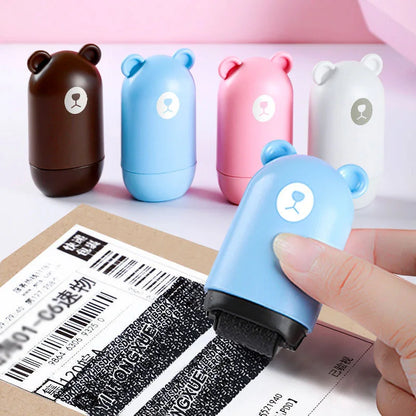 Theft Protection Roller Stamp for Privacy Confidential Data Guard Your Security Stamp Roller Privacy Seal Roller Theft Protect Beauty World Shop