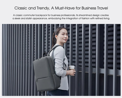 Xiaomi Classic Business Backpack 2 Fashion Laptop Bag for Men and Women Travel Large Capacity Backpack Beauty World Shop