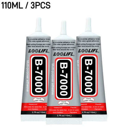 B7000 Glue Multi Purpose Adhesive Strong Clear Glue For Phone Screen Repair Jewelry Making DIY Crafts Metal Glass Plastic Wood Beauty World Shop
