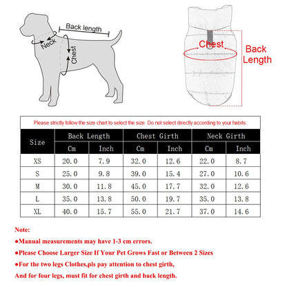 Waterproof Dog Coat Winter Fleece Clothes For Small Dogs Cats Thick Puppy Jacket Pet Vest Chihuahua Yorkshire Costume Overalls Beauty World Shop