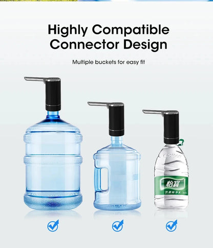 Electric Water Pump Bucket Water Suction Device Water Intake Device Household Office USB Outdoor Convenient Water Dispenser Beauty World Shop
