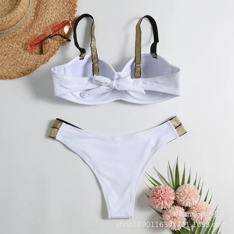 Summer Sexy Bikinis Push Up Swimsuits Women's Swimwear For Female Beach Swim Wear Bathing Suits Brazilian Bikini Set Pool Bather Beauty World Shop