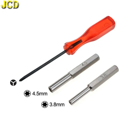 Security Screwdriver Bit Set Gaming Accessories 3.8mm / 4.5mm / Y Screwdriver Tool Open Cartridges for N64/SF-C/GB/NES/NG-C/SNES Beauty World Shop