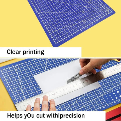 A3 A4 A5 PVC Cutting Mat Workbench Patchwork Cut Pad Sewing Manual DIY Knife Engraving Leather Cutting Board Side Underlay Beauty World Shop
