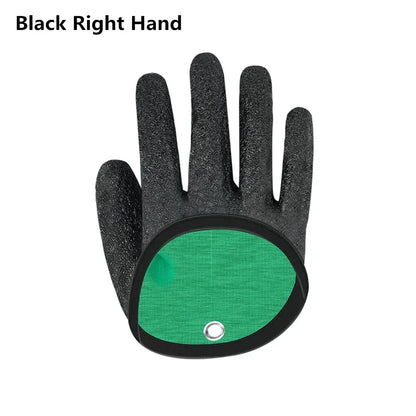 Fishing Gloves Catch Fish Anti-slip Durabl Knit Full Finger Waterproof Work Cutproof Glove Clasp Left Right Apparel Protect Hand Beauty World Shop