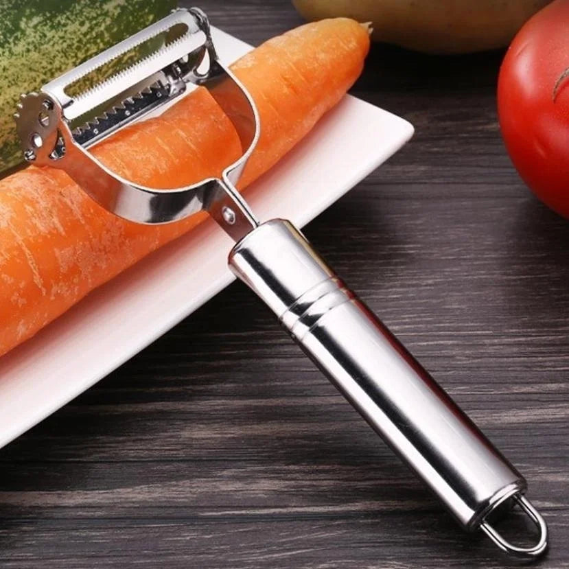 High Quality Stainless Steel Potato Cucumber Carrot Grater Julienne Peeler Vegetables Fruit Peeler Vegetable Slicer Beauty World Shop