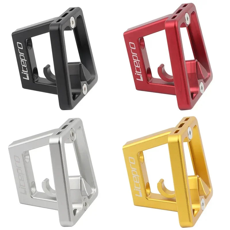 LP Folding Bike Front Bag Carrier Block Bracket 2 Holes Mounting Suitable For Brompton Folding Bike Front Carrier Mount Adapter Beauty World Shop