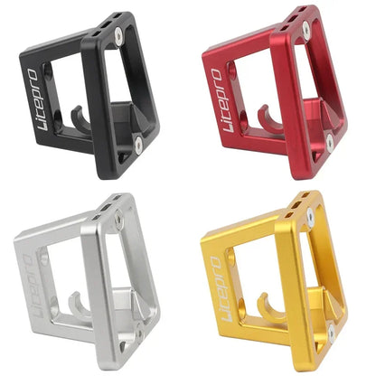 LP Folding Bike Front Bag Carrier Block Bracket 2 Holes Mounting Suitable For Brompton Folding Bike Front Carrier Mount Adapter Beauty World Shop
