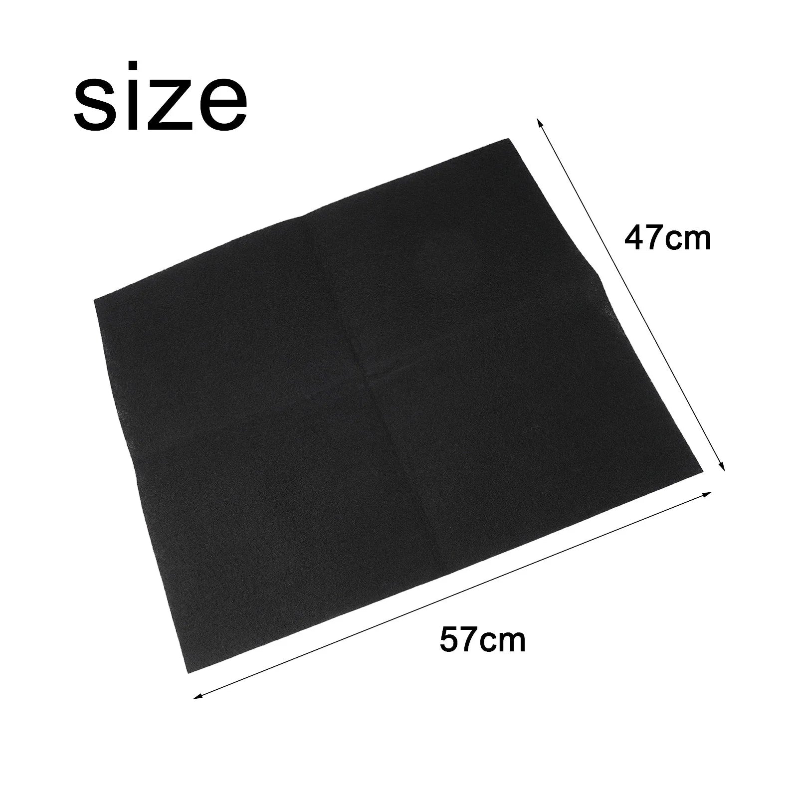 57X47cm Range Hood Activated Carbon Filter Cotton Auitable For All Range Hoods Air Purifiers Accessories Purifier Filter Fabric Beauty World Shop