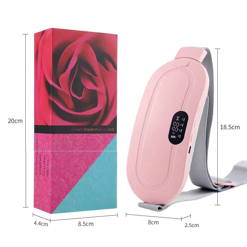 Portable Heated Massage Warming Palace Belt Intelligent Heating Waist Device for Girls Menstrual Period Auntie Beauty World Shop