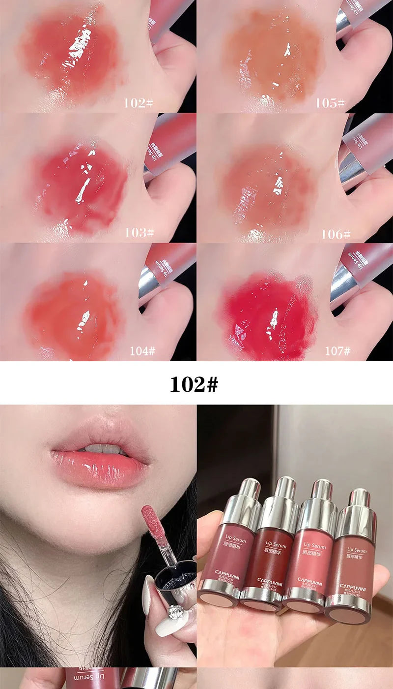 Cappuvini Baby Bottle Lip Gloss — Hydrating Mirror Finish, Glass-Effect Lip Gloss for Jelly-Like Lips, Beauty Trend Shop