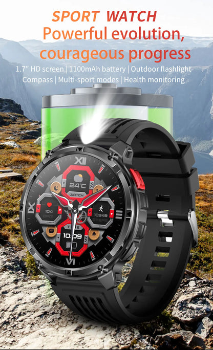 2026 New T-Rex3 Pro 1100mAh Battery Smart Watch GPS path 5ATM Waterproof Sports Run tracker Outdoors Compass Military Smartwatch Beauty World Shop
