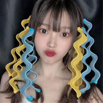 12pcs Heatless Hair Curler No Heat Hair Rollers Soft Curls Curling Rod Roller Sticks Perm Rods Wave Formers Hair Styling Tools Beauty World Shop