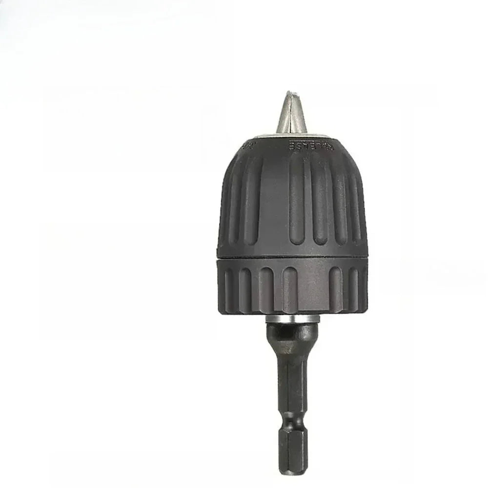 Keyless Drill Chuck Converter, 3/8 "- 24UNF Thread, Quick Change Adapter, 1/4" Hex Shank Beauty Trend Shop