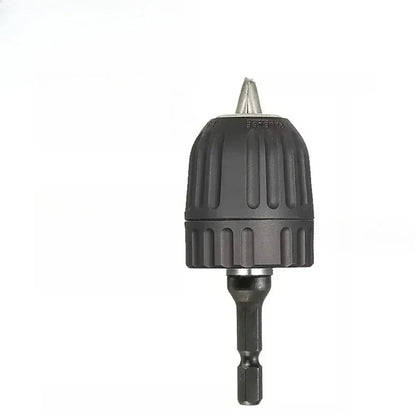Keyless Drill Chuck Converter, 3/8 "- 24UNF Thread, Quick Change Adapter, 1/4" Hex Shank Beauty Trend Shop