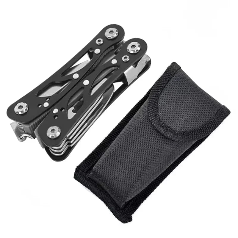 Folding Multi-tool Pocket Knife Pliers Mini Portable Fold Outdoor Hunting Survival Rescue Tactical Multipurpose Repair Tool Beauty World Shop
