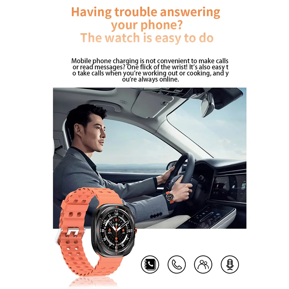 G.L Wear 2025 New Smartwatch for Men Heart Rate Monitoring Bluetooth Calling Fitness Tracking Pedometer Men's Smartwatch Beauty World Shop