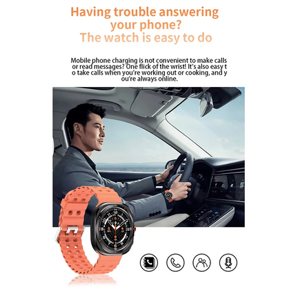 G.L Wear 2025 New Smartwatch for Men Heart Rate Monitoring Bluetooth Calling Fitness Tracking Pedometer Men's Smartwatch Beauty World Shop