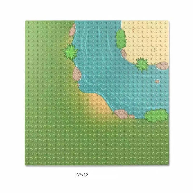 32x32x16x16 Dots Classic Base Plates MOC DIY Plastic Bricks Baseplates City Dimensions Building Blocks Figures Construction Toys Beauty World Shop