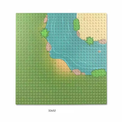 32x32x16x16 Dots Classic Base Plates MOC DIY Plastic Bricks Baseplates City Dimensions Building Blocks Figures Construction Toys Beauty World Shop