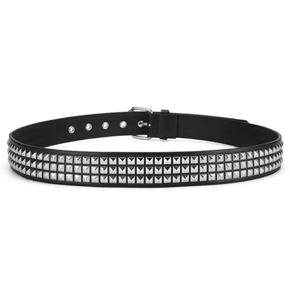 Trend Rivet Belt Heavy Metal Belt Men Women Punk Nightclub Rock Style Belt Jeans Belt Y2K Belt Fashion Decoration Women's Belts Beauty World Shop