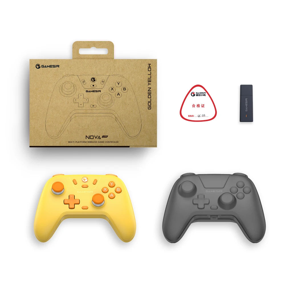 GameSir Nova Lite Wireless Gamepad Controller with Bluetooth, Dongle, Wired for Switch, Android, IOS, PC & Steam Games Beauty Fashion