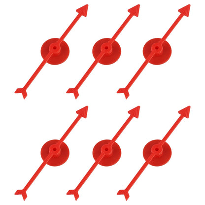 6pcs Plastic Arrow Pointer for Party DIY Board Game School Classroom Home Using Board Spinner Beauty World Shop