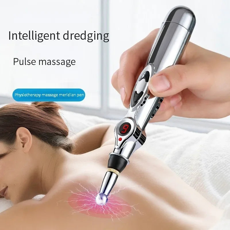 Electronic Acupuncture Pen Relief Pain Massage Point Meridian Energy Meridian Acupuncture Acup Plastic Material Without Battery Beauty World Shop