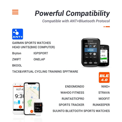 MAGENE Computer Speedometer ANT+ Speed And Cadence Dual Sensor Bike Speed And Cadence Ant+ Suitable For GARMIN IGPSPORT Bryton Beauty World Shop