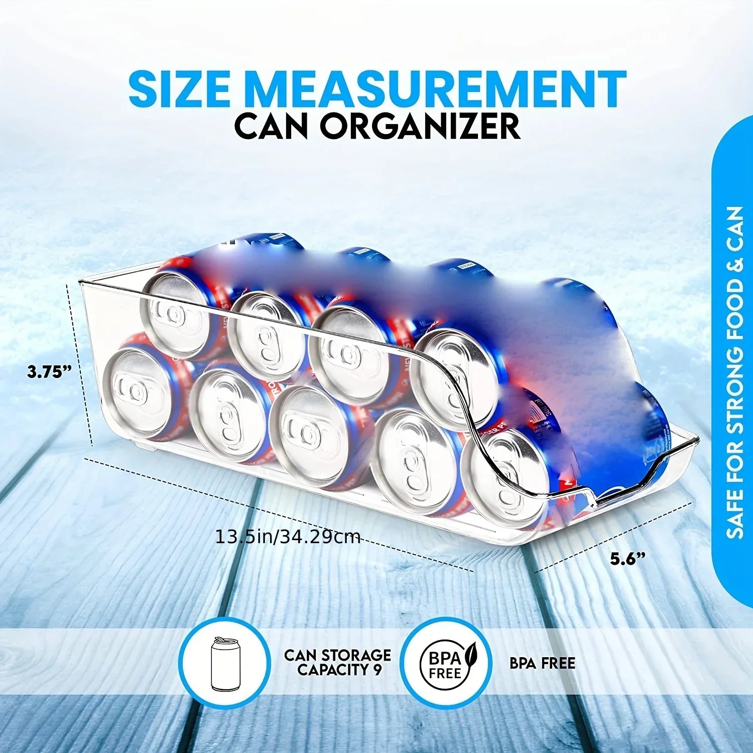 Refrigerator Storage Box Fridge Organizer Kitchen Storage Cans Soda Cans Storage Cans Basket Storage Containers Pantry Organizer Beauty World Shop