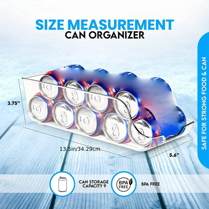 Refrigerator Storage Box Fridge Organizer Kitchen Storage Cans Soda Cans Storage Cans Basket Storage Containers Pantry Organizer Beauty World Shop