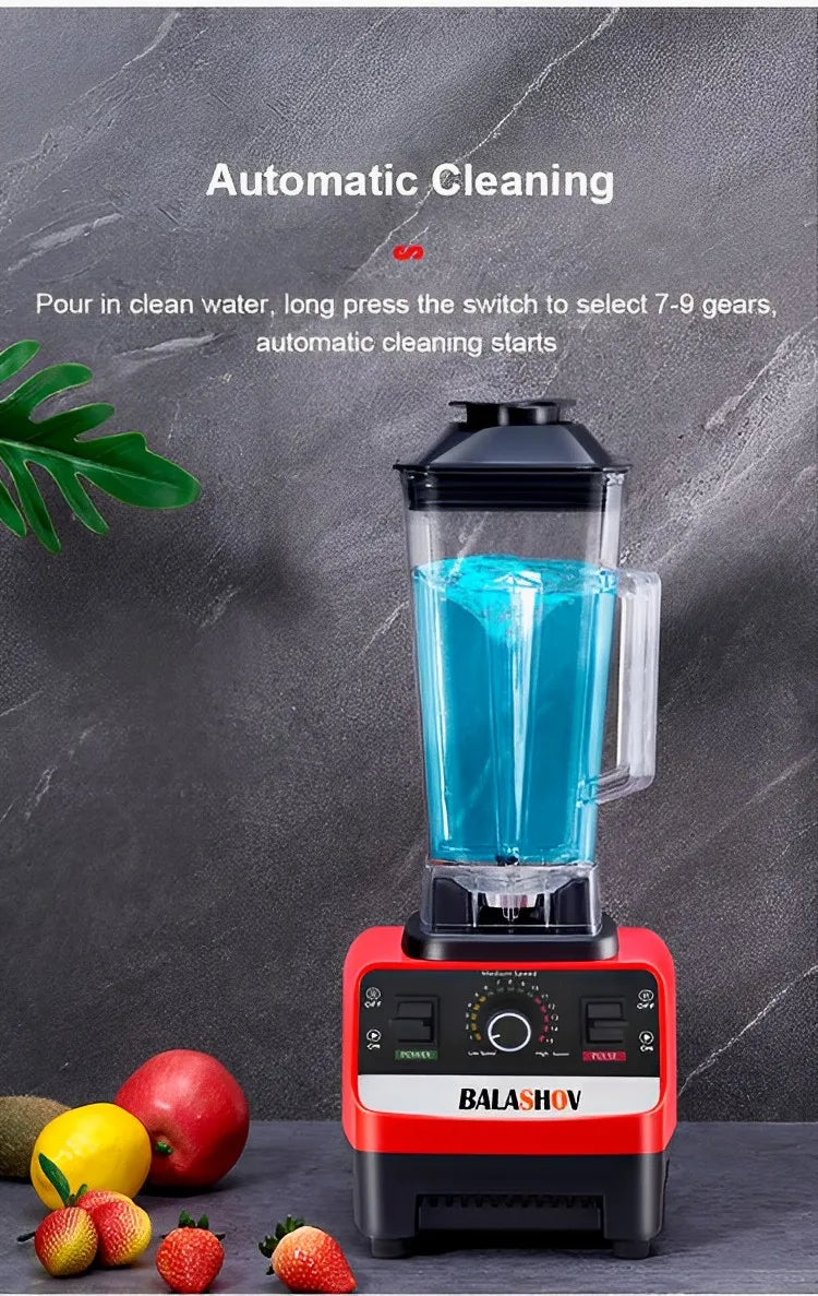 2000W Heavy Duty Commercial Blender Stationary Mixer Food Processor Ice Smoothies for Kitchen High Power Juicer Blender BPA Free Beauty World Shop
