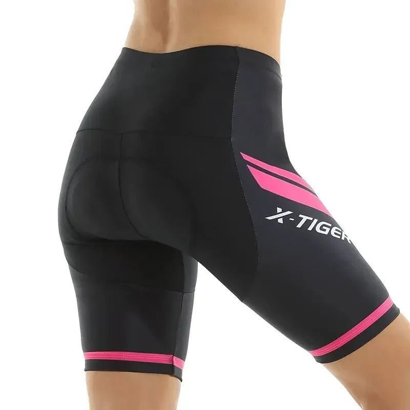 X-TIGER Women Cycling Shorts 5D Gel Padded Shockproof MTB Mountian Bicycle Shorts Road Racing Bike Shorts Summer Outfit Clothing Beauty World Shop