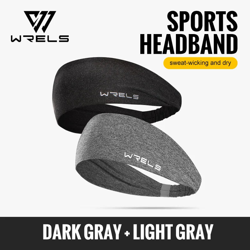 WRELS Sports Headbands Moisture Wicking Sweatbands for Running Breathable Headbands Elastic Non Slip Hairband for Women and Men Beauty World Shop