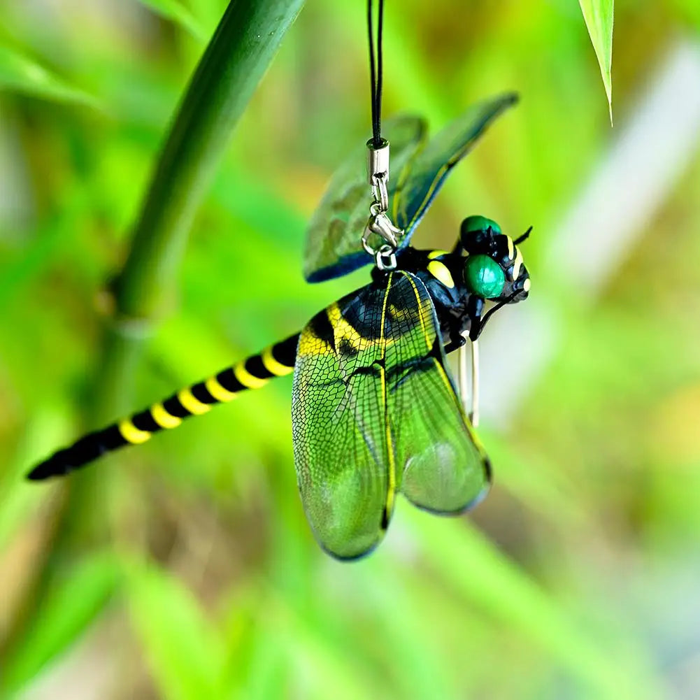 12cm Simulation Dragonfly Outdoor Mosquito Repellent Insect Model Garden Hanging Ornaments Beauty World Shop