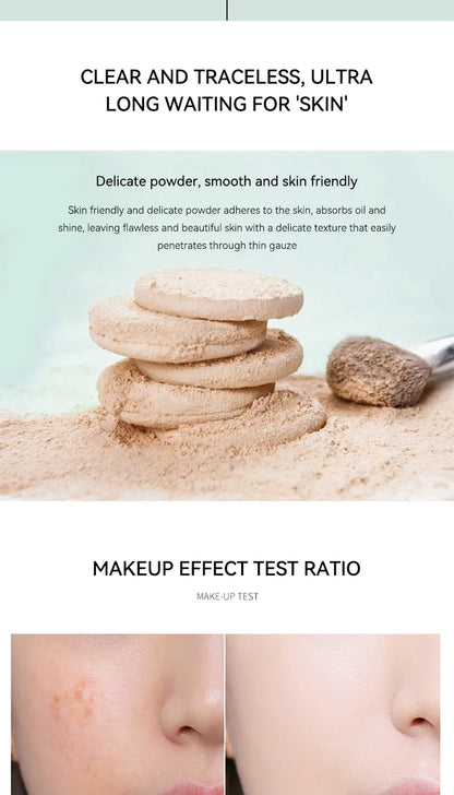 Setting Powder Miracle - Oil Control, Smooth Finish, Non-Cakey, Long-Lasting Wear with Waterproof and Sweat-Resistant Formula Beauty World Shop