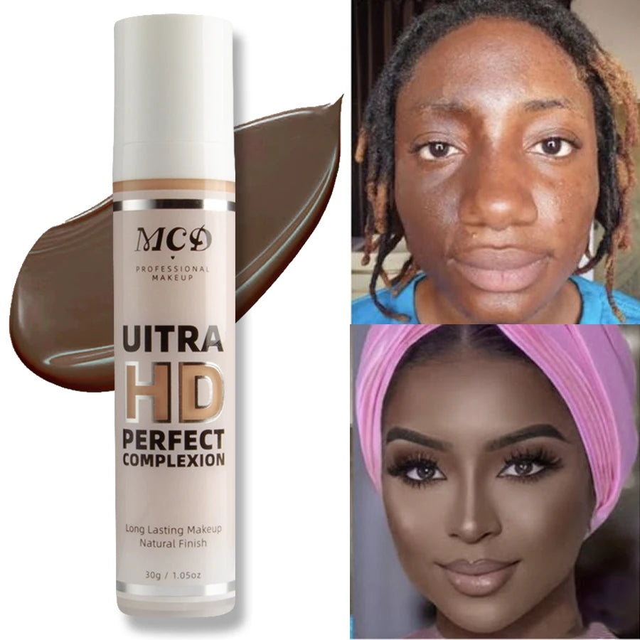 9 Shade Full Coverage Concealer Liquid Foundation  makeup high coverage  Base makeup  cushion Foundation cream  Natural Matte Beauty World Shop