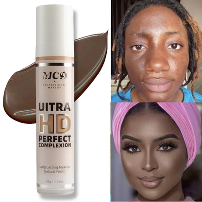 9 Shade Full Coverage Concealer Liquid Foundation  makeup high coverage  Base makeup  cushion Foundation cream  Natural Matte Beauty World Shop