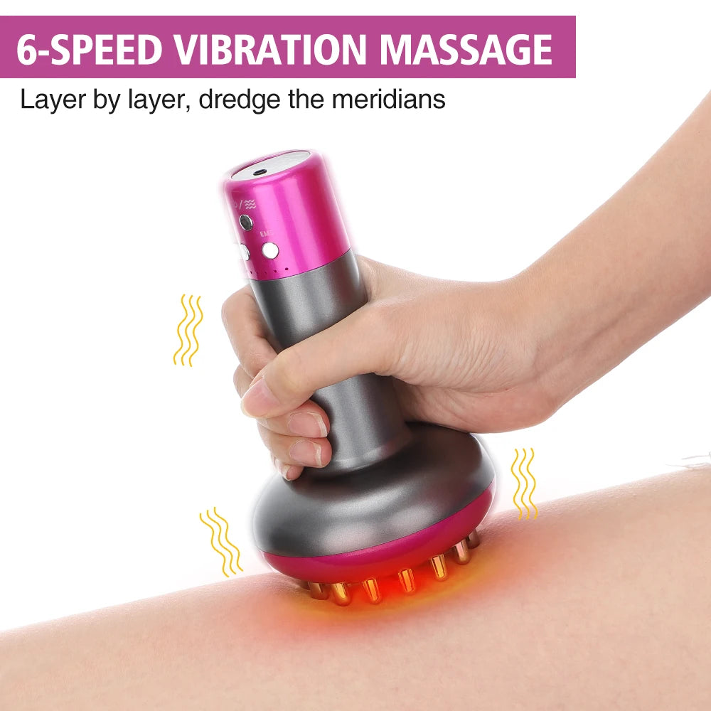 3-in-1 Electric Gua Sha Tool with Function - Rechargeable Body Massager for Skin Tightening, Sculpting and Lymphatic Flow Beauty World Shop