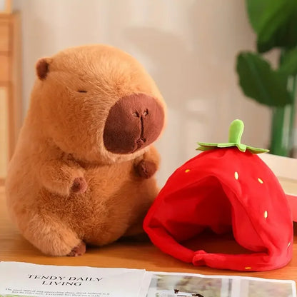 23cm Capybara Plush Simulation Capibara Anime Fluffty Toy Cute Doll Stuffed Animals Soft Doll Plush Christmas Thanksgiving Gift Beauty Fashion