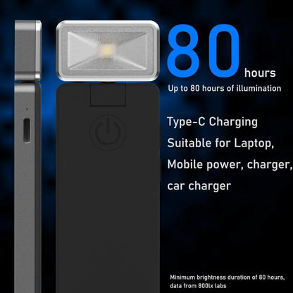 LED Rechargeable Clip-On Book Light 3 Colors 5 Brightness Bed Reading Night Light  Eye-Protection Bookmark Lamp Mini Book Lamp Beauty World Shop