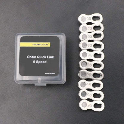 5 Pair Bicycle Chain Link Connector Joints Magic Buttons Cycling Speed Quick Master Links For Mountain Bike 6/7/8/9/10/11/12 S Beauty World Shop